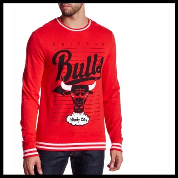 CHICAGO BULLS LONG SLEEVE KNIT PULLOVER - Picture 8 of 8